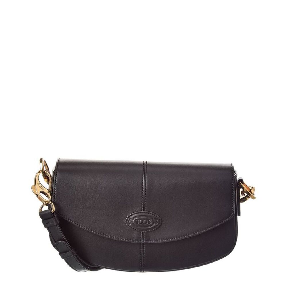 Tod’S Leather Shoulder Bag, Black